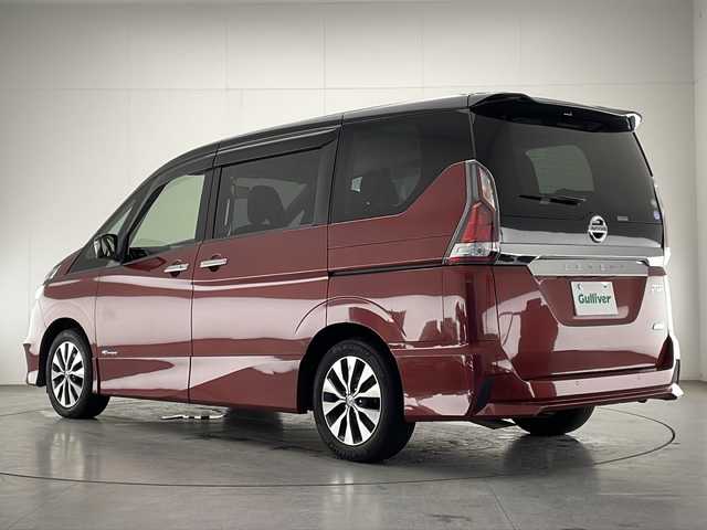 日産 セレナ ハイウェイスター G 宮崎県 2016(平28)年 7.5万km マルーンレッド 2トーン 禁煙車/エマージェンシーブレーキ/純正9型ナビTV/（MM516D-L/CD/DVD/Blu-ray/Bluetooth/フルセグTV)/純正リアフリップダウンモニター/純正ドライブレコーダー/純正LEDオートライト/純正フォグ/純正16インチアルミ/純正フロアマット/ハンズフリー両側電動スライドドア/プロパイロット/パーキングアシスト/アラウンドビューモニター/Wオートエアコン/シートカバー/ETC/インテリジェントキー/プッシュエンジンスタート/スペアキー/新車時保証書/取扱い説明書