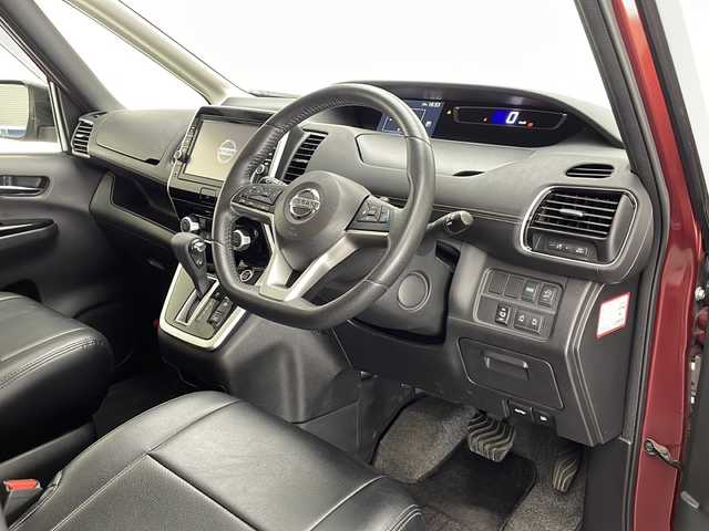 日産 セレナ ハイウェイスター G 宮崎県 2016(平28)年 7.5万km マルーンレッド 2トーン 禁煙車/エマージェンシーブレーキ/純正9型ナビTV/（MM516D-L/CD/DVD/Blu-ray/Bluetooth/フルセグTV)/純正リアフリップダウンモニター/純正ドライブレコーダー/純正LEDオートライト/純正フォグ/純正16インチアルミ/純正フロアマット/ハンズフリー両側電動スライドドア/プロパイロット/パーキングアシスト/アラウンドビューモニター/Wオートエアコン/シートカバー/ETC/インテリジェントキー/プッシュエンジンスタート/スペアキー/新車時保証書/取扱い説明書