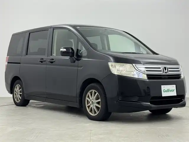 ホンダ ステップワゴン G Lパッケージ 愛知県 2010(平22)年 8万km 黒 AAC/両側パワースライドドア/スペアキー/カーステレオ/CD/FM/AM/ETC/社外AW/ウエインカー付サイドミラー/純正フロアマット/横滑り防止装置