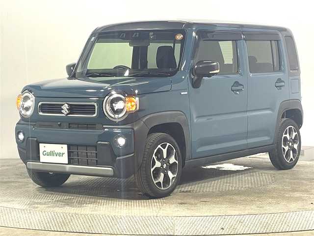 スズキ ハスラー HYBRID X 大阪府 2020(令2)年 1万km デニムブルー ガンメタリック 2トーン 純正ナビ(フルセグ/DVD再生/Bluetooth) 360カメラ シートヒーター 衝突軽減 レーンアシスト アイドリングストップ オートライト スマートキー プッシュスタート ドラレコ