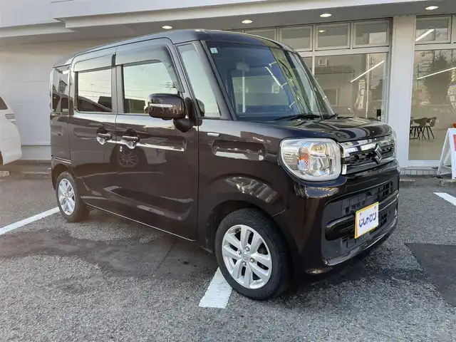スズキ スペーシア HYBRID X 京都府 2018(平30)年 7.8万km アーバンブラウンパールメタリック (株)IDOMが運営する【じしゃロン伏見店】の自社ローン専用車両になりますこちらは現金またはオートローンご利用時の価格です。自社ローンご希望の方は別途その旨お申付け下さい/Panasonic製純正ナビ(CN-RZ743W)/(CD/DVD/Bluetooth/フルセグTV)/バックカメラ/アラウンドビューモニター/LEDヘッドライト/オートライト/レーンキープアシスト/両側パワースライドドア/シートヒーター/純正14インチアルミホイール/社外フロアマット/アイドリングストップ/ベンチシート/スマートキー/スペアキー1本