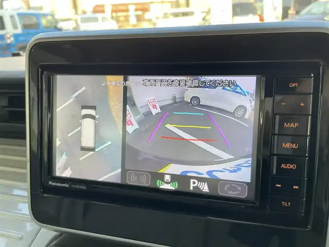 スズキ スペーシア HYBRID X 京都府 2018(平30)年 7.8万km アーバンブラウンパールメタリック (株)IDOMが運営する【じしゃロン伏見店】の自社ローン専用車両になりますこちらは現金またはオートローンご利用時の価格です。自社ローンご希望の方は別途その旨お申付け下さい/Panasonic製純正ナビ(CN-RZ743W)/(CD/DVD/Bluetooth/フルセグTV)/バックカメラ/アラウンドビューモニター/LEDヘッドライト/オートライト/レーンキープアシスト/両側パワースライドドア/シートヒーター/純正14インチアルミホイール/社外フロアマット/アイドリングストップ/ベンチシート/スマートキー/スペアキー1本