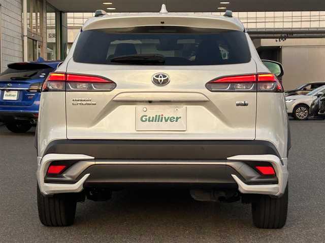トヨタ カローラ クロス ハイブリッド Z 広島県 2023(令5)年 7万km プラチナホワイトパールマイカ ワンオーナー/純正メモリナビ/　（Bluetooth/フルセグテレビ/AM/FM）/レーダークルーズコントロール/モデリスタエアロ/全方位モニター/ブラインドスポットモニター/電子パーキング/オートブレーキホールド/ビルトインETC/パワーシート/シートヒーター/純正18インチアルミホイール/ルーフレール/純正フロアマット/コーナーセンサー/レーンキープアシスト/横滑り防止装置/衝突被害軽減システム/オートマチックハイビーム/LEDヘッドライト/フォグランプ/カーテンエアバック/スペアキー/保証書/取扱説明書