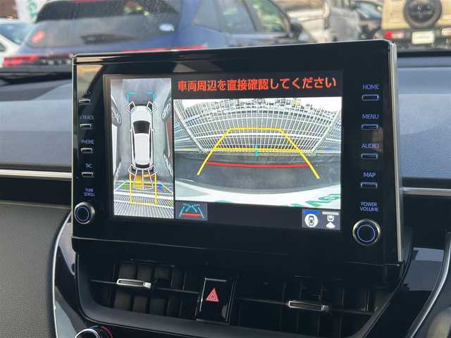 トヨタ カローラ クロス ハイブリッド Z 広島県 2023(令5)年 7万km プラチナホワイトパールマイカ ワンオーナー/純正メモリナビ/　（Bluetooth/フルセグテレビ/AM/FM）/レーダークルーズコントロール/モデリスタエアロ/全方位モニター/ブラインドスポットモニター/電子パーキング/オートブレーキホールド/ビルトインETC/パワーシート/シートヒーター/純正18インチアルミホイール/ルーフレール/純正フロアマット/コーナーセンサー/レーンキープアシスト/横滑り防止装置/衝突被害軽減システム/オートマチックハイビーム/LEDヘッドライト/フォグランプ/カーテンエアバック/スペアキー/保証書/取扱説明書