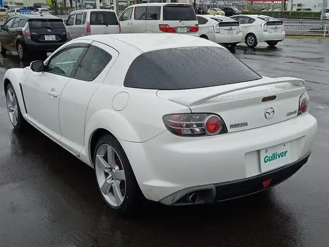 マツダ ＲＸ－８ タイプ S 福井県 2004(平16)年 8.2万km スノーフレイクホワイトパールマイカ 6速MT/純正HDDナビ/・（FM/AM/CD/MD/HDD）/ETC/ドライブレコーダー/フロントフォグランプ/ライトレベライザー/純正18インチAW/純正フロアマット