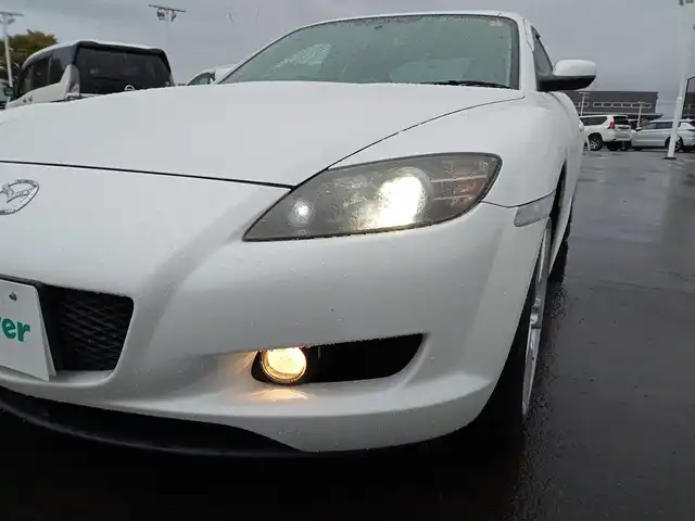 マツダ ＲＸ－８ タイプ S 福井県 2004(平16)年 8.2万km スノーフレイクホワイトパールマイカ 6速MT/純正HDDナビ/・（FM/AM/CD/MD/HDD）/ETC/ドライブレコーダー/フロントフォグランプ/ライトレベライザー/純正18インチAW/純正フロアマット