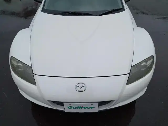 マツダ ＲＸ－８ タイプ S 福井県 2004(平16)年 8.2万km スノーフレイクホワイトパールマイカ 6速MT/純正HDDナビ/・（FM/AM/CD/MD/HDD）/ETC/ドライブレコーダー/フロントフォグランプ/ライトレベライザー/純正18インチAW/純正フロアマット