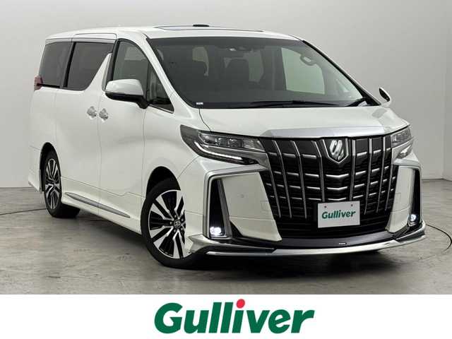 トヨタ アルファード S Cパッケージ 福岡県 2022(令4)年 3.8万km ホワイトパールクリスタルシャイン モデリスタエアロ　/ツインムーンルーフ　/純正ディスプレイオーディオ　/デジタルルームミラー　/両パワースライドドア　/クルーズコントロール　/衝突軽減システム　/コーナーセンサー/レーンキープ/シートヒーター　/ハンドルヒーター　/パワーバックドア/パワーシート