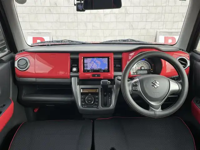 スズキ ハスラー Jスタイル 山口県 2015(平27)年 3.9万km フェニックスレッドパール/ホワイト2トーンルーフ 登録時39006km/レーダーブレーキサポート/誤発進抑制機能/社外メモリーナビ/フルセグ/バックカメラ/Bluetooth/シートヒーター/ドライブレコーダー/HID/フォグランプ/アイドリングストップ/スマートキー×2