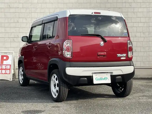 スズキ ハスラー Jスタイル 山口県 2015(平27)年 3.9万km フェニックスレッドパール/ホワイト2トーンルーフ 登録時39006km/レーダーブレーキサポート/誤発進抑制機能/社外メモリーナビ/フルセグ/バックカメラ/Bluetooth/シートヒーター/ドライブレコーダー/HID/フォグランプ/アイドリングストップ/スマートキー×2