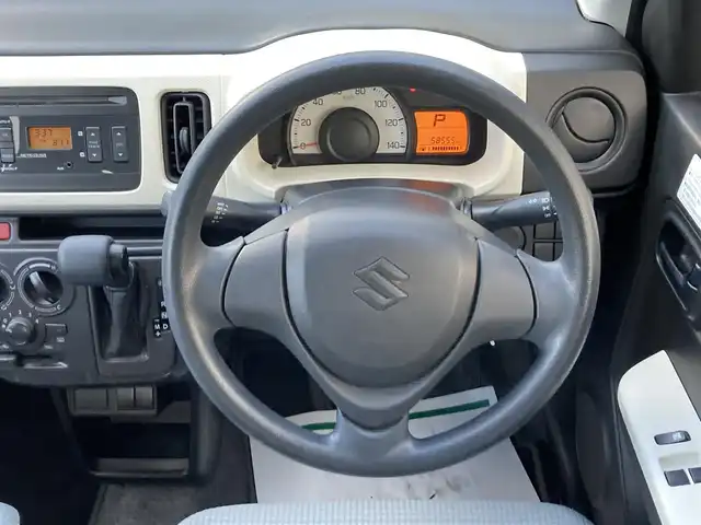 スズキ アルト F 愛媛県 2016(平28)年 5.9万km スペリアホワイト CD・AUX・FM・AM/ドライブレコーダー/純正フロアマット/パワーステアリング/スペアキー