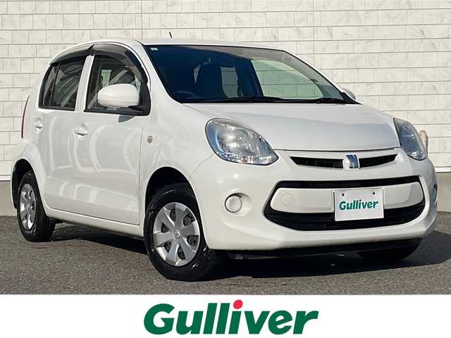 トヨタ パッソ X 福島県 2015(平27)年 8.1万km ホワイト 純正ナビ　ワンセグ　ワイパーデザイアー　電格ミラー　ビルトインＥＴＣ　ドアバイザー　ＬＥＤヘッドライト　フォグランプ　リモコンキー　スペアキー　純正ホイールキャップ付　純正フロアマット　取扱説明書