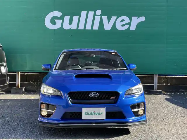 スバル ＷＲＸ ＳＴＩ STI 東京都 2015(平27)年 4.2万km WRブルーパール ワンオーナー/STIフロントアンダースポイラー/STIサイドアンダースポイラー/STIフロントグリル/STIスカートリップ/大型リアスポイラー/純正18インチアルミホイール/メモリーナビ（AVIC-RZ09）/・フルセグTV/DVD/Bluetooth//・ナビ連動純正ドライブレコーダー前後（VREC-DS800DC）/バックカメラ/オールウェザーパック/純正フロアマット/スペアタイヤ/新車時保証書/取扱説明書/ディーラー整備記録簿/・H28/8　H29/8  H30/8  R1/7  R2/8  R3/8  R4/8  R5/8  R6/8  R7/7