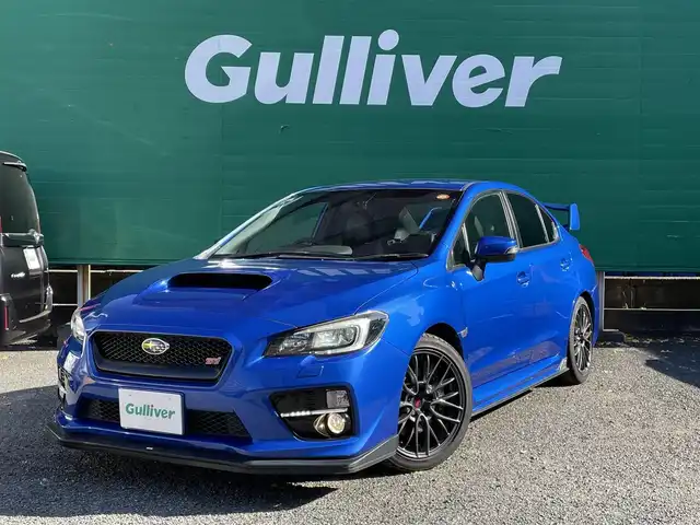 スバル ＷＲＸ ＳＴＩ STI 東京都 2015(平27)年 4.2万km WRブルーパール ワンオーナー/STIフロントアンダースポイラー/STIサイドアンダースポイラー/STIフロントグリル/STIスカートリップ/大型リアスポイラー/純正18インチアルミホイール/メモリーナビ（AVIC-RZ09）/・フルセグTV/DVD/Bluetooth//・ナビ連動純正ドライブレコーダー前後（VREC-DS800DC）/バックカメラ/オールウェザーパック/純正フロアマット/スペアタイヤ/新車時保証書/取扱説明書/ディーラー整備記録簿/・H28/8　H29/8  H30/8  R1/7  R2/8  R3/8  R4/8  R5/8  R6/8  R7/7