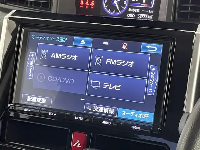 トヨタ ルーミー カスタムG－T 埼玉県 2016(平28)年 5.9万km ブリリアントカッパークリスタルマイカ 全方位カメラ/バックカメラ/スマートアシストIII/純正9型ナビ/（CD/DVD/Bluetooth/フルセグTV）/クルーズコントロール/両側パワースライドドア/純正フロアマット/ドアバイザー/ステアリングリモコン/オートライト/LEDヘッドライト/前後コーナーセンサー/スマートキー/スペアキー1本/プッシュスタート