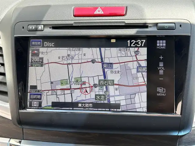 ホンダ ジェイド ハイブリッド X 大阪府 2015(平27)年 6.1万km ホワイトオーキッドパール 純正メーカーナビ/　Bluetooth/フルセグTV/CD/DVD/バックカメラ/ETC/衝突被害軽減システム/盗難防止装置/横滑り機能/レーンキープアシスト/純正フロアマット/純正アルミホイール/スタッドレスタイヤ（アルミ付き）積み込み/３列シート/オートライト/スマートキー/スペアキーあり/Wエアバッグ/保証書/取扱説明書