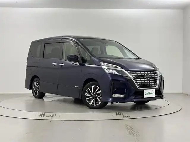 日産 セレナ ハイウェイスター V 埼玉県 2021(令3)年 5.6万km アズライトブルー 純正ナビ/ドライブレコーダー/プロパイロット/全方位カメラ/デジタルインナーミラー/ブラインドスポットモニター/両側パワースライドドア/フルセグTV/純正アルミホイール/フロアマット/USBポート/パワーステアリング/パワーウィンドウ/ETC