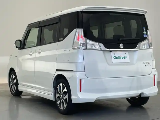 スズキ ソリオ バンディット HV MV Dカメラ ブレーキS 愛知県 2017(平29)年 5.8万km ピュアホワイトP 純正ナビ　フルセグＴＶ　Ｂｌｕｅｔｏｏｔｈ　ＵＳＢ　シートヒーター　両側パワースライドドア　デュアルカメラブレーキ　衝突軽減　車線逸脱　クルコン　ＬＥＤオートライト　プッシュスタート　フォグランプ　TVキャンセラー　禁煙車