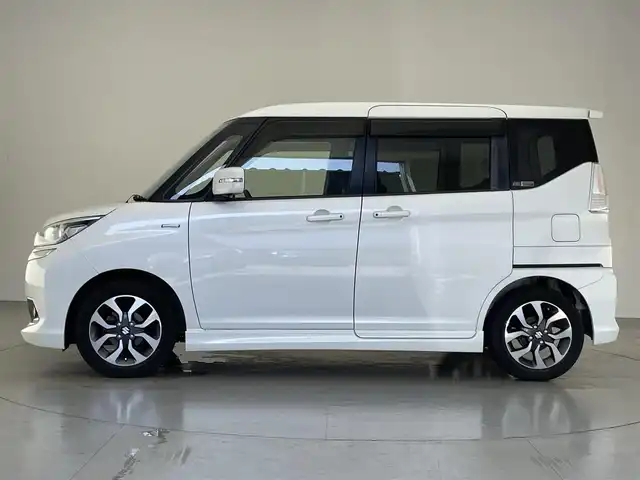 スズキ ソリオ バンディット HV MV Dカメラ ブレーキS 愛知県 2017(平29)年 5.8万km ピュアホワイトP 純正ナビ　フルセグＴＶ　Ｂｌｕｅｔｏｏｔｈ　ＵＳＢ　シートヒーター　両側パワースライドドア　デュアルカメラブレーキ　衝突軽減　車線逸脱　クルコン　ＬＥＤオートライト　プッシュスタート　フォグランプ　TVキャンセラー　禁煙車