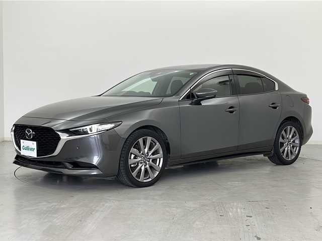 マツダ マツダ３セダン XD Lパッケージ 宮城県 2020(令2)年 6.5万km マシーングレープレミアムM 360°ビューモニター/BOSEサウンド/レザーシート/i-ACTIVSENSE /・スマートブレーキサポート/・レーンキープアシスト/・ブラインドスポットモニタリング/・オートハイビーム/・レーダークルーズコントロール/・ヘッドアップディスプレイ/純正ナビ/・CD・DVD・BT・HDMI・USB/フルセグTV/D席パワーシート/D席シートメモリー/前席シートヒーター/ステアリングヒーター/革巻きステアリング/ステアリングスイッチ/純正ドライブレコーダー（フロント）/LEDヘッドライト/ETC/プッシュスタート/スマートキー×2/電動パーキングブレーキ/純正フロアマット/純正18インチアルミホイール/ドアバイザー/////
