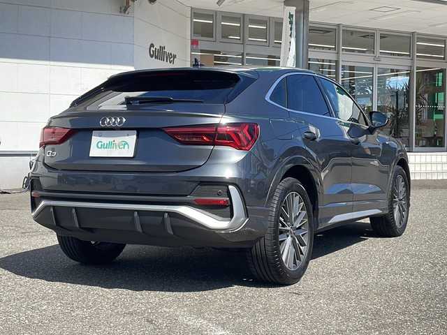 アウディ Ｑ３ SB 35TFSI Sライン 福井県 2023(令5)年 1.1万km デイトナグレーパールエフェクト Sライン/ターボ/メーカー純正ナビゲーション/（Bluetooth）/360°カメラ/アダプティブクルーズコントロール/レーンキープアシスト/プリクラッシュセーフティ/純正19インチアルミホイール/クリアランスソナー /パワーバックドア/前席パワーシート /エアーシート/シートヒーター /LEDヘッドライト/ハーフレザーシート/パドルシフト/LIMスイッチ/ドライブレコーダー /ETC2.0(ビルトイン)/アイドリングストップ/オートライト/ミラーヒーター/オートリトラミラー /プッシュスタート/スマートキー/保証書/取扱説明書