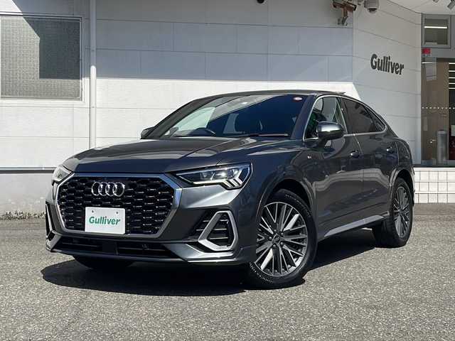 アウディ Ｑ３ SB 35TFSI Sライン 福井県 2023(令5)年 1.1万km デイトナグレーパールエフェクト Sライン/ターボ/メーカー純正ナビゲーション/（Bluetooth）/360°カメラ/アダプティブクルーズコントロール/レーンキープアシスト/プリクラッシュセーフティ/純正19インチアルミホイール/クリアランスソナー /パワーバックドア/前席パワーシート /エアーシート/シートヒーター /LEDヘッドライト/ハーフレザーシート/パドルシフト/LIMスイッチ/ドライブレコーダー /ETC2.0(ビルトイン)/アイドリングストップ/オートライト/ミラーヒーター/オートリトラミラー /プッシュスタート/スマートキー/保証書/取扱説明書