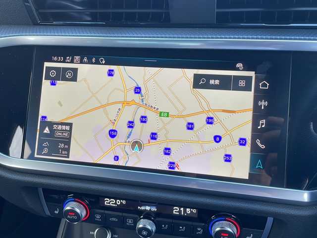 アウディ Ｑ３ SB 35TFSI Sライン 福井県 2023(令5)年 1.1万km デイトナグレーパールエフェクト Sライン/ターボ/メーカー純正ナビゲーション/（Bluetooth）/360°カメラ/アダプティブクルーズコントロール/レーンキープアシスト/プリクラッシュセーフティ/純正19インチアルミホイール/クリアランスソナー /パワーバックドア/前席パワーシート /エアーシート/シートヒーター /LEDヘッドライト/ハーフレザーシート/パドルシフト/LIMスイッチ/ドライブレコーダー /ETC2.0(ビルトイン)/アイドリングストップ/オートライト/ミラーヒーター/オートリトラミラー /プッシュスタート/スマートキー/保証書/取扱説明書