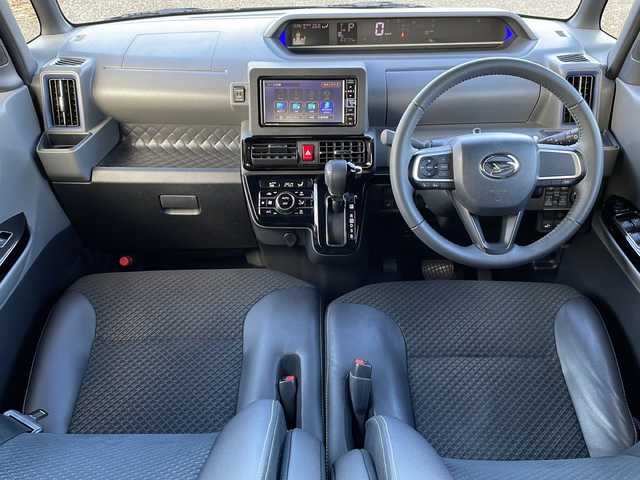 ダイハツ タント カスタム RS 新潟県 2020(令2)年 6.4万km パールブラック 4WD/純正SDナビ(NMZK-W70D)/CD/DVD/BT/フルセグテレビ/バックカメラ/ETC/ドライブレコーダー/衝突被害軽減ブレーキ/レーンキープアシスト/両側パワースライドドア/半革シート/ベンチシート/シートヒーター /コーナーセンサー/ステアリングスイッチ/スマートキー/プッシュスタート/LEDヘッドライト/オートライト/オートハイビーム/フォグランプ/純正15インチアルミホイール