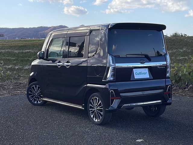 ダイハツ タント カスタム RS 新潟県 2020(令2)年 6.4万km パールブラック 4WD/純正SDナビ(NMZK-W70D)/CD/DVD/BT/フルセグテレビ/バックカメラ/ETC/ドライブレコーダー/衝突被害軽減ブレーキ/レーンキープアシスト/両側パワースライドドア/半革シート/ベンチシート/シートヒーター /コーナーセンサー/ステアリングスイッチ/スマートキー/プッシュスタート/LEDヘッドライト/オートライト/オートハイビーム/フォグランプ/純正15インチアルミホイール