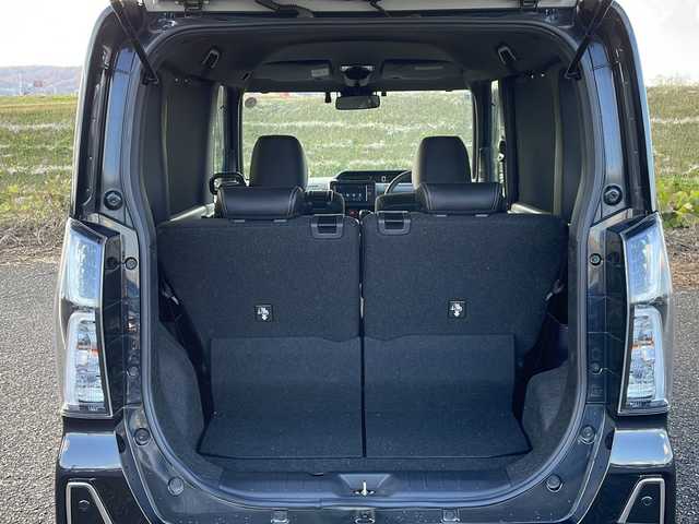 ダイハツ タント カスタム RS 新潟県 2020(令2)年 6.4万km パールブラック 4WD/純正SDナビ(NMZK-W70D)/CD/DVD/BT/フルセグテレビ/バックカメラ/ETC/ドライブレコーダー/衝突被害軽減ブレーキ/レーンキープアシスト/両側パワースライドドア/半革シート/ベンチシート/シートヒーター /コーナーセンサー/ステアリングスイッチ/スマートキー/プッシュスタート/LEDヘッドライト/オートライト/オートハイビーム/フォグランプ/純正15インチアルミホイール