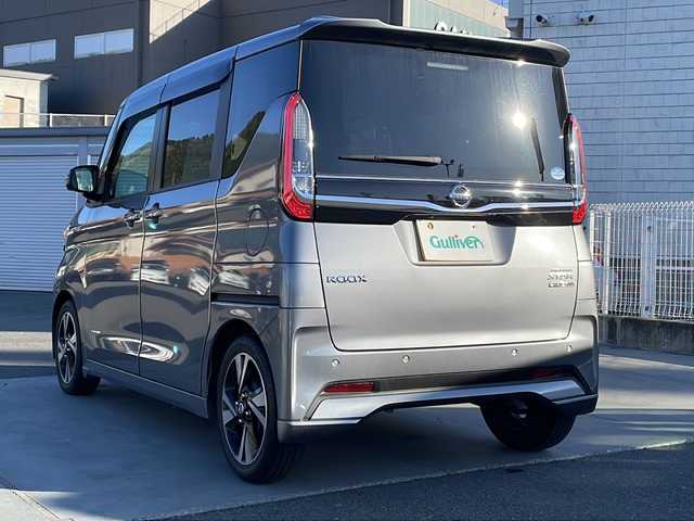 日産 ルークス HWS Gターボ プロパイロットED 山梨県 2021(令3)年 1.8万km チタニウムグレーメタリック 純正9インチナビ/地デジTV/純正CD/DVD/Bluetooth/バック/全方位カメラ/両側パワースライドドア/プロパイロット/エマージェンシーブレーキ/純正15インチAW/ドライブレコーダー/ETC/スマートキー