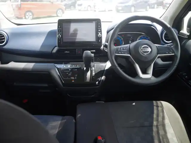 日産 デイズ ハイウェイスターX 千葉県 2020(令2)年 4.8万km アメジストパープル エマージェンシーブレーキ/純正SDナビ/地デジTV/【DVD/CD再生機能】/アラウンドビューモニター/ドライブレコーダー/革巻きステアリング/ステアリングスイッチ/ETC（2.0）/LEDヘッドライト/フォグライト/ウインカーミラー/コーナーセンサー/純正14インチアルミホイル/サイド/カーテンエアバッグ/インテリジェントキー