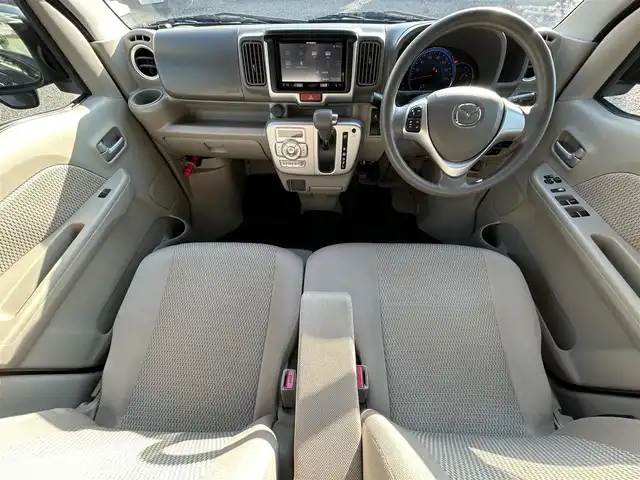 マツダ スクラム ワゴン PZターボ スペシャルパッケージ 東京都 2015(平27)年 4.8万km ブルーイッシュブラックパール3 4WD&ターボ/社外メモリナビ/フルセグTV／DVD再生／Bluetoothオーディオ/バックカメラ/アルパインフリップダウンモニター/両側パワースライドドア/オートステップ/スマートキー×2/運転席シートヒーター