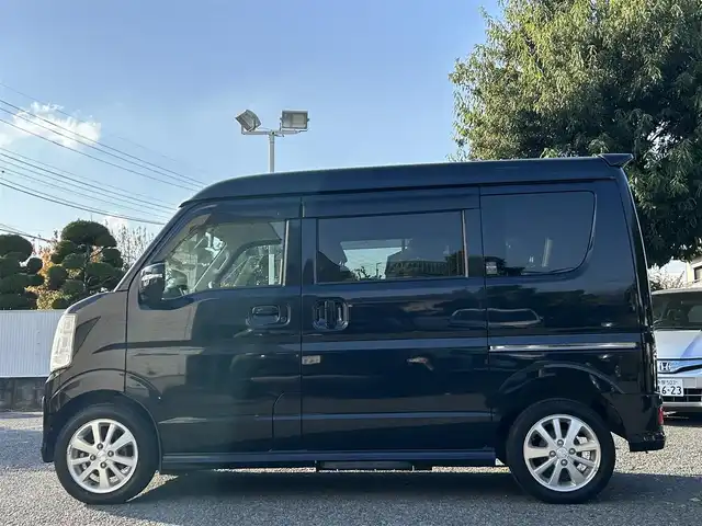 マツダ スクラム ワゴン PZターボ スペシャルパッケージ 東京都 2015(平27)年 4.8万km ブルーイッシュブラックパール3 4WD&ターボ/社外メモリナビ/フルセグTV／DVD再生／Bluetoothオーディオ/バックカメラ/アルパインフリップダウンモニター/両側パワースライドドア/オートステップ/スマートキー×2/運転席シートヒーター