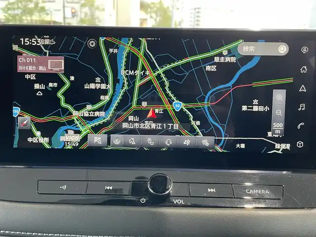 日産 エクストレイル G e－4ORCE 岡山県 2023(令5)年 10.4万km ブリリアントホワイトパール/スーパーブラック 2トーン 登録時走行距離103618km/置くだけ充電/プロパイロット/e-pedal/プロパイロットパーキング/純正ナビ/(AM/FM/TV/BT/AppleCarPlay)/全方位カメラ/ビルトインETC/ドライブレコーダー/電動リアゲート/寒冷地仕様/ステアリングヒーター/D+N席シートヒーター/D+N席パワーシート/D席シートメモリ/スマートキー/スペアキー/純正１９インチアルミホイール