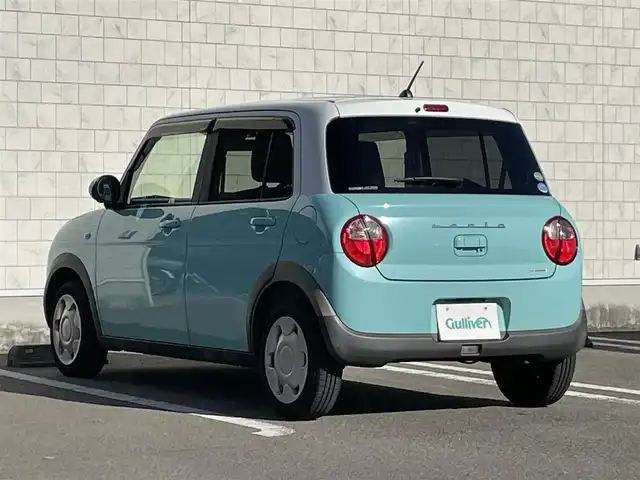 スズキ ラパン S 宮崎県 2019(平31)年 9.5万km フレンチミントパールメタリック 純正ナビ/（DVD再生機能付き）/アイドリングストップ/パーキングアシスト/パワーステアリング/パワーウィンドウ/ドライブレコーダー/プッシュスタート/バックカメラ/純正LEDヘッドライト/純正フロアマット/ドライブレコーダー/コーナーセンサー/オートライト/エアバックW/ビルトインETC/横滑り防止装置/衝突被害軽減システム/盗難防止装置/ABS/AC