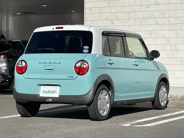 スズキ ラパン S 宮崎県 2019(平31)年 9.5万km フレンチミントパールメタリック 純正ナビ/（DVD再生機能付き）/アイドリングストップ/パーキングアシスト/パワーステアリング/パワーウィンドウ/ドライブレコーダー/プッシュスタート/バックカメラ/純正LEDヘッドライト/純正フロアマット/ドライブレコーダー/コーナーセンサー/オートライト/エアバックW/ビルトインETC/横滑り防止装置/衝突被害軽減システム/盗難防止装置/ABS/AC