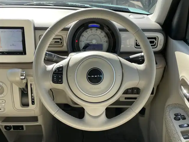 スズキ ラパン S 宮崎県 2019(平31)年 9.5万km フレンチミントパールメタリック 純正ナビ/（DVD再生機能付き）/アイドリングストップ/パーキングアシスト/パワーステアリング/パワーウィンドウ/ドライブレコーダー/プッシュスタート/バックカメラ/純正LEDヘッドライト/純正フロアマット/ドライブレコーダー/コーナーセンサー/オートライト/エアバックW/ビルトインETC/横滑り防止装置/衝突被害軽減システム/盗難防止装置/ABS/AC