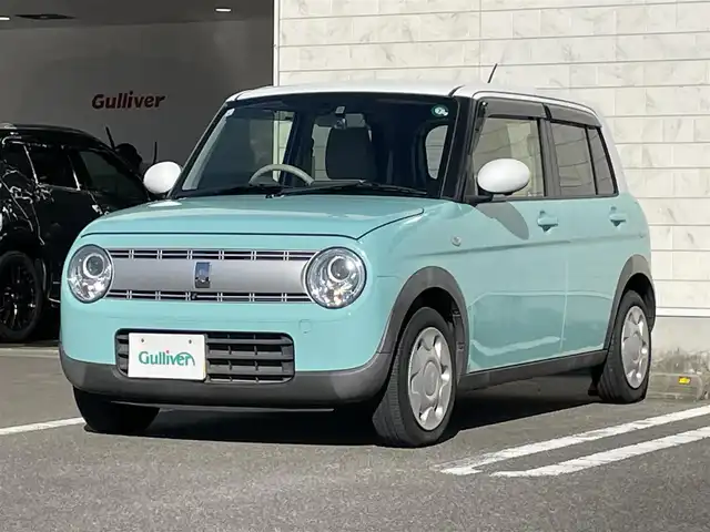 スズキ ラパン S 宮崎県 2019(平31)年 9.5万km フレンチミントパールメタリック 純正ナビ/（DVD再生機能付き）/アイドリングストップ/パーキングアシスト/パワーステアリング/パワーウィンドウ/ドライブレコーダー/プッシュスタート/バックカメラ/純正LEDヘッドライト/純正フロアマット/ドライブレコーダー/コーナーセンサー/オートライト/エアバックW/ビルトインETC/横滑り防止装置/衝突被害軽減システム/盗難防止装置/ABS/AC
