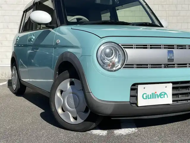 スズキ ラパン S 宮崎県 2019(平31)年 9.5万km フレンチミントパールメタリック 純正ナビ/（DVD再生機能付き）/アイドリングストップ/パーキングアシスト/パワーステアリング/パワーウィンドウ/ドライブレコーダー/プッシュスタート/バックカメラ/純正LEDヘッドライト/純正フロアマット/ドライブレコーダー/コーナーセンサー/オートライト/エアバックW/ビルトインETC/横滑り防止装置/衝突被害軽減システム/盗難防止装置/ABS/AC