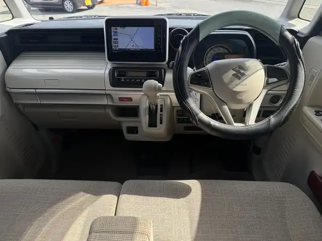 スズキ スペーシア HYBRID X 三重県 2018(平30)年 8.4万km オフブルーメタリック/ホワイト2トーン ETC/両側パワースライドドア/AV一体型ナビゲーション/全方位モニター/2トーンルーフパッケージ/セーフティーサポート/ハロゲンヘッドランプ/　オートライト/シートヒーター/　運転席