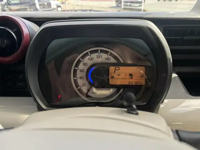 スズキ スペーシア HYBRID X 三重県 2018(平30)年 8.4万km オフブルーメタリック/ホワイト2トーン ETC/両側パワースライドドア/AV一体型ナビゲーション/全方位モニター/2トーンルーフパッケージ/セーフティーサポート/ハロゲンヘッドランプ/　オートライト/シートヒーター/　運転席