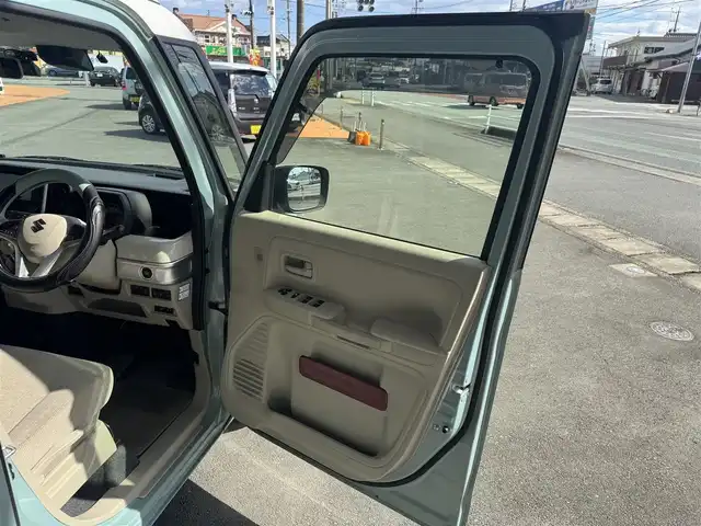 スズキ スペーシア HYBRID X 三重県 2018(平30)年 8.4万km オフブルーメタリック/ホワイト2トーン ETC/両側パワースライドドア/AV一体型ナビゲーション/全方位モニター/2トーンルーフパッケージ/セーフティーサポート/ハロゲンヘッドランプ/　オートライト/シートヒーター/　運転席