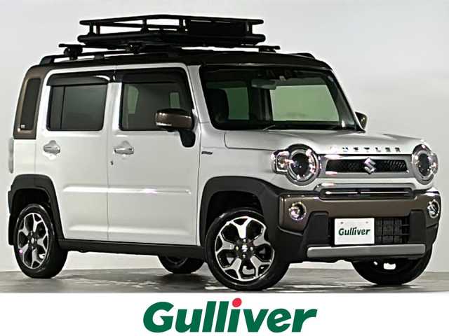スズキ ハスラー Jスタイル Ⅱ ターボ 広島県 2022(令4)年 1.3万km ピュアホワイトパール/ウッディブラウン2トーンルーフ 禁煙/ワンオーナー /純正ナビ/CD/DVD/DTV/Bluetooth/全方位カメラ/レーダークルーズコントロール/LEDオートライト/シートヒーター /コーナーセンサー/ステアリングスイッチ/パドルシフト/アイドリングストップ/スマートキー/スペアキー /フロアマット/ドアバイザー/ルーフキャリア