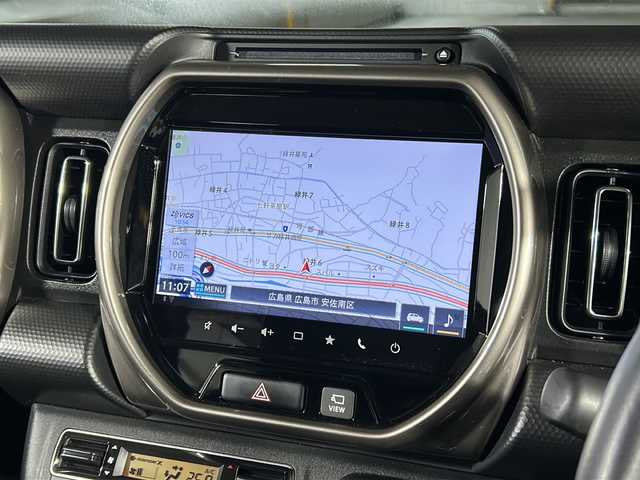 スズキ ハスラー Jスタイル Ⅱ ターボ 広島県 2022(令4)年 1.3万km ピュアホワイトパール/ウッディブラウン2トーンルーフ 禁煙/ワンオーナー /純正ナビ/CD/DVD/DTV/Bluetooth/全方位カメラ/レーダークルーズコントロール/LEDオートライト/シートヒーター /コーナーセンサー/ステアリングスイッチ/パドルシフト/アイドリングストップ/スマートキー/スペアキー /フロアマット/ドアバイザー/ルーフキャリア