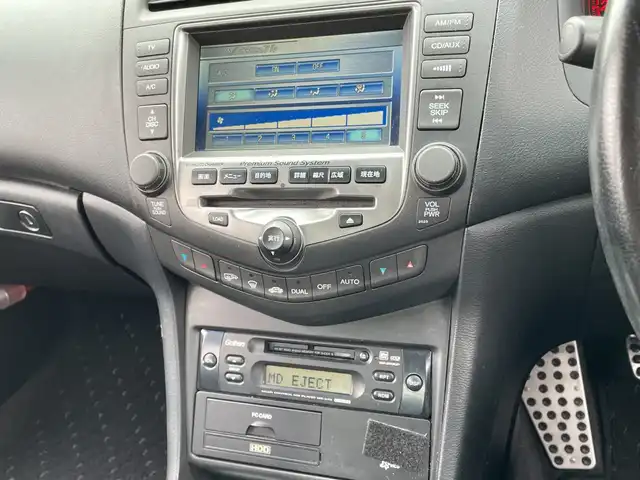 ホンダ アコード ユーロ R 千葉県 2007(平19)年 11.6万km ナイトホークブラックパール 純正ナビ/(AM/FM)/純正momoステアリング/社外エアクリーナー/RECAROシート/フォグランプ/ウィンカーミラー/電動格納ミラー/社外17インチAW/スマートキー/フロアマット/ドアバイザー/取扱説明書/純正エアクリーナー有