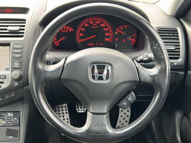 ホンダ アコード ユーロ R 岐阜県 2007(平19)年 11.6万km ナイトホークブラックパール 純正ナビ/(AM/FM)/純正momoステアリング/社外エアクリーナー/RECAROシート/フォグランプ/ウィンカーミラー/電動格納ミラー/社外17インチAW/スマートキー/フロアマット/ドアバイザー/取扱説明書/純正エアクリーナー有