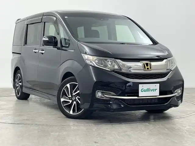 ホンダ ステップワゴン スパーダ クールスピリット 群馬県 2016(平28)年 8.9万km プレミアムスパークルブラックパール 純正１１型後席モニター　純正９型ナビ　バックカメラ　アダクティブクルーズコントロール　衝突被害軽減システム　両側電動スライドドア　パドルシフト　シートヒーター　ＥＴＣ　ドラレコ　スマートキー　禁煙車