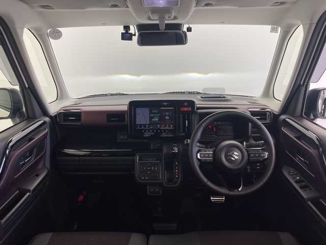 スズキ スペーシア カスタム HYBRID XS ターボ 愛知県 2024(令6)年 1.3万km ピュアホワイトパール/ブラック2トーン 純正9型ナビ/・Bluetooth/・CD/DVD/・フルセグテレビ/・AppleCarPlay/全方位モニター/両側パワースライドドア/衝突軽減ブレーキ/レーンキープアシスト/オートマチックハイビーム/前後コーナーセンサー/ハーフレザーシート/シートヒーター/ステアリングヒーター/レーダークルーズコントロール/前後ドライブレコーダー/ビルトインETC/LEDヘッドライト