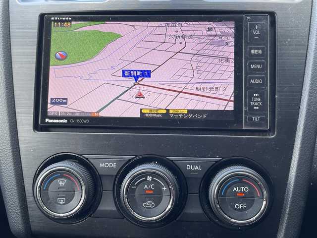 スバル インプレッサ ＸＶ 2．0i－L アイサイト 道央・札幌 2012(平24)年 12.7万km サテンホワイトパール ４WD/アイサイト/社外HDDナビ/CD/DVD/BT/フルセグ/衝突被害軽減ブレーキ/横滑り防止装置/レーダークルーズコントロール/レーンキープアシスト/バックカメラ/ETC/アイドリングストップ/D席パワーシート/ステアリングリモコン/パドルシフト/MTモード付AT/プッシュスタート/スマートキー/HIDヘッドライト/オートライト/電動格納ミラー/ウィンカーミラー/純正フロアマット/ドアバイザー/スペアキー/社外エンジンスターター